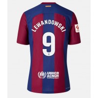 Barcelona Robert Lewandowski #9 Hjemmebanetrøje 2023-24 Kortærmet